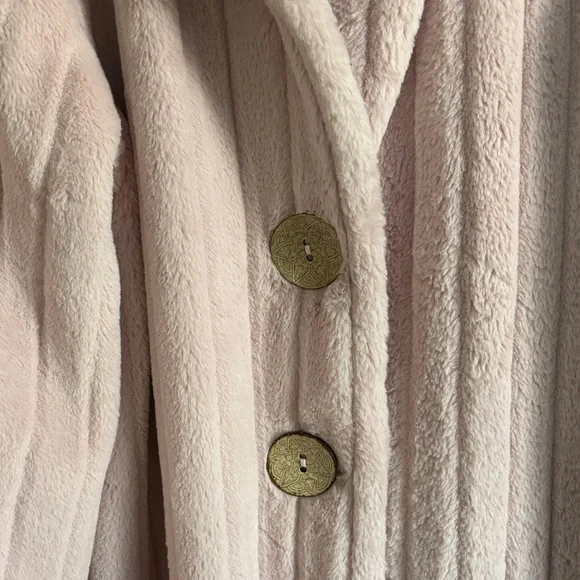 SHEIN Soft Pink Teddy Jacket - Picture 2 of 4